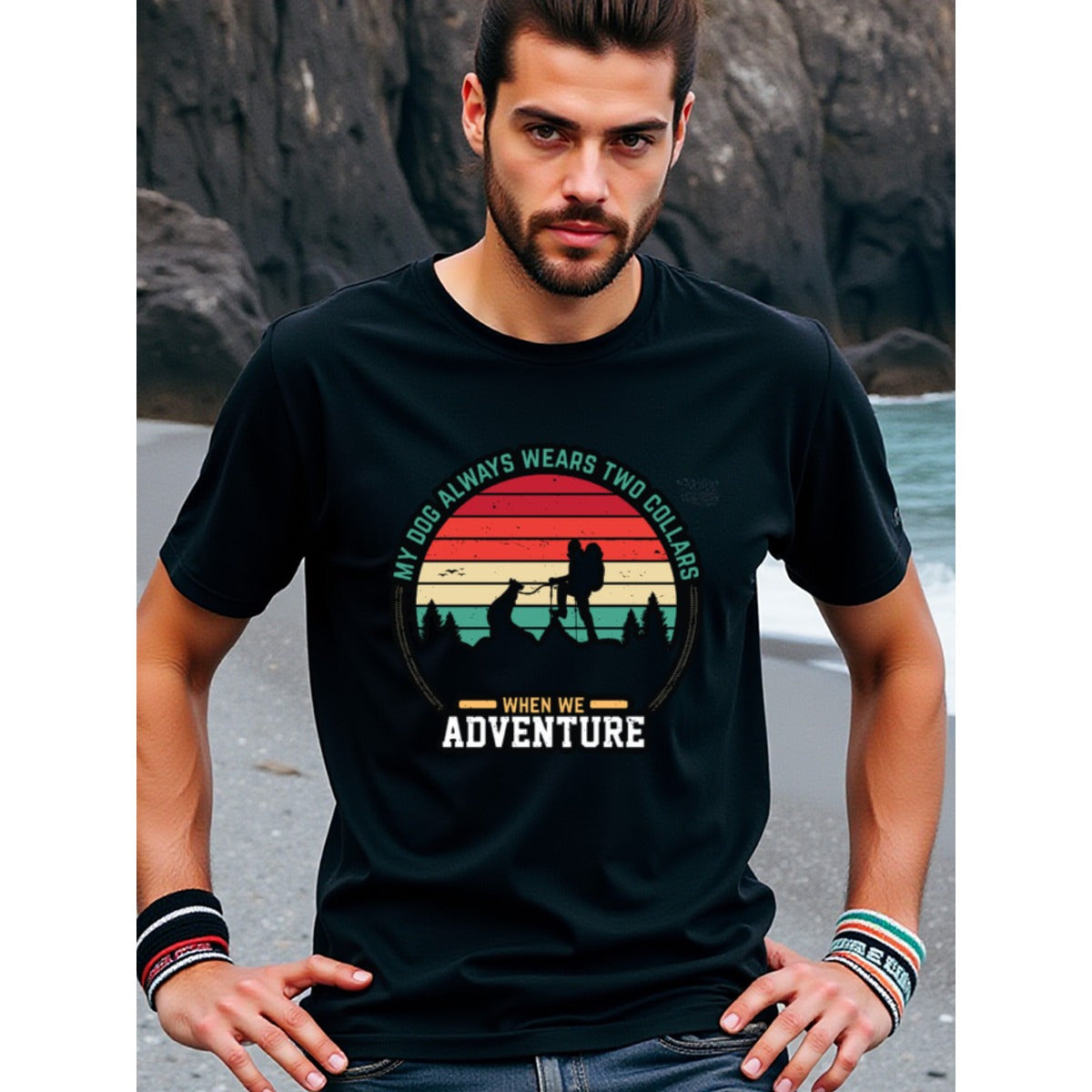 natee local warehouse clearance Adventure Dog Lovers: Two Collars for Every Hike, 男t, 男t