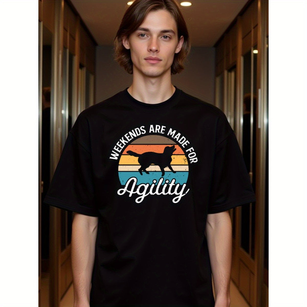 natee local warehouse clearance Agility Enthusiast's Weekend Adventure T-shirt, 100% Cotton Fabric,Crew Neck,Short Sleeve,Regular Fit,All-season casual wear for man and teens-perfect for running, hiking, the beach, and parties Christian festival Thanksgiv