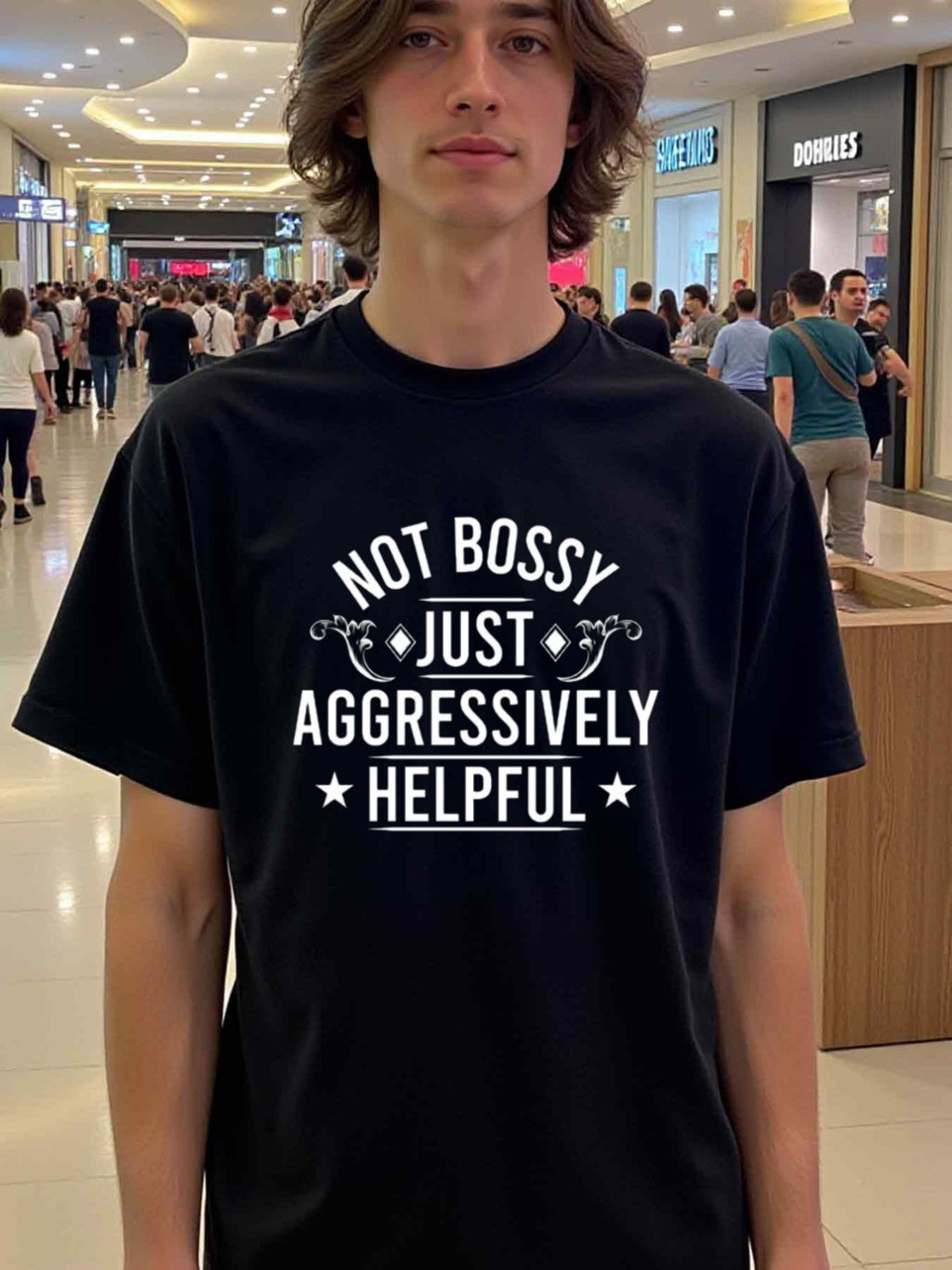 natee local warehouse clearance Aggressively Helpful: Bold Statement T-shirt, man's T-Shirt,100% Cotton Fabric,Crew Neck,Short Sleeve,Regular Fit,All-Season Casual Wear,180gsm-Ideal for Valentines Christian festival Thanksgiving Day,