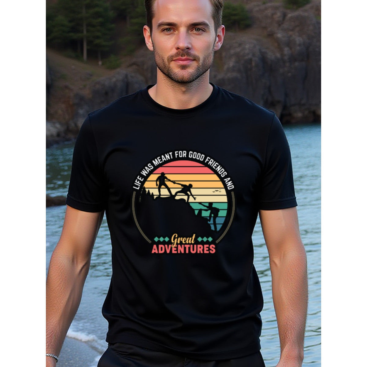 natee local warehouse clearance Adventure Seekers: Life's Best Moments with Friends & Great Adventures, 男t