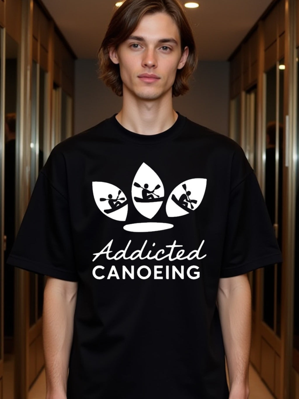 natee local warehouse clearance Addicted to Canoeing - Kayaking Adventure T-shirt,