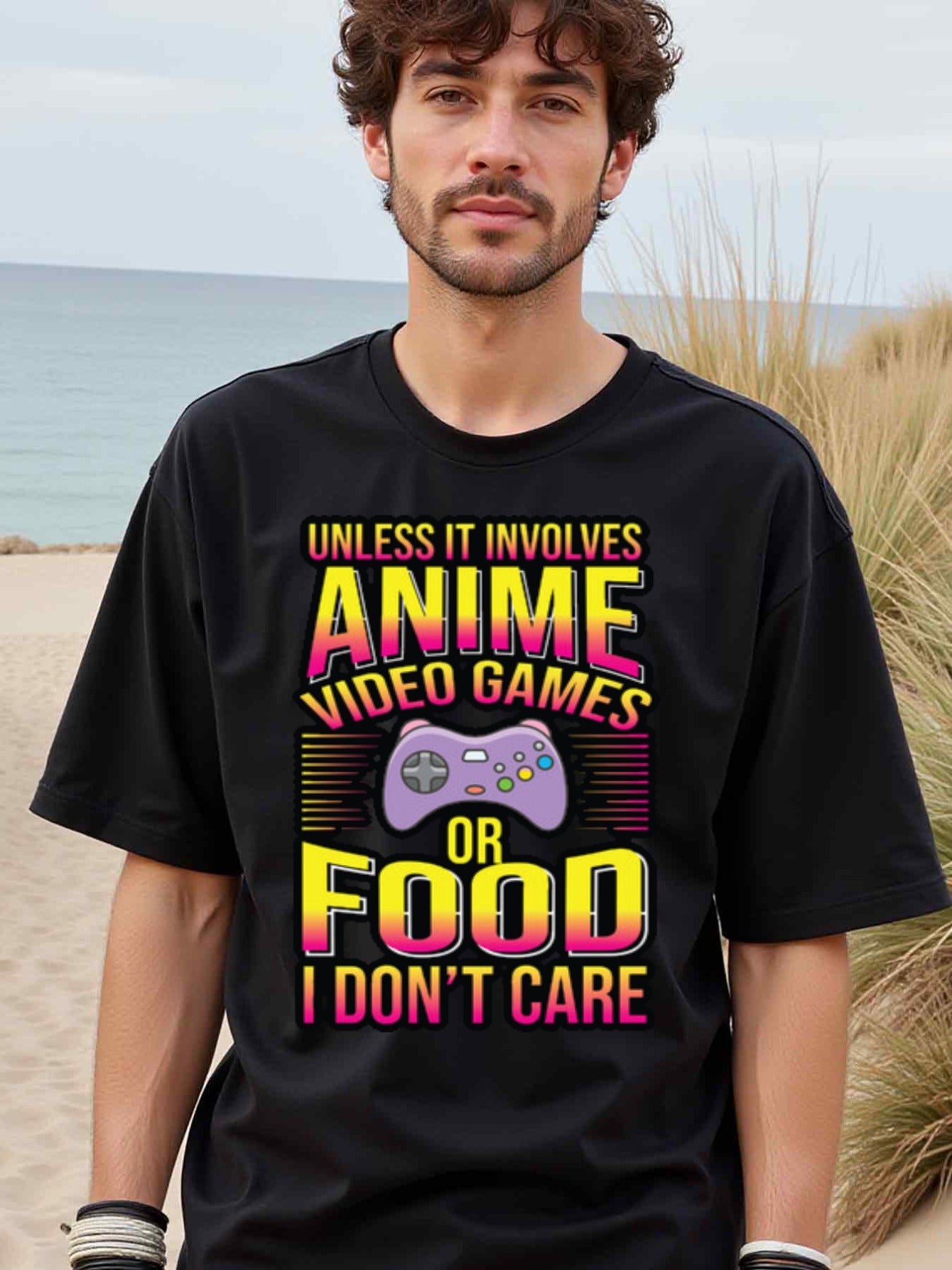natee local warehouse clearance Anime, Video Games, Food: My Passion T-shirt, 100% Cotton Fabric,Crew Neck,Short Sleeve,Regular Fit,All-season casual wear for man and teens-perfect for running, hiking, the beach, and parties Christian festival Thanksgivin