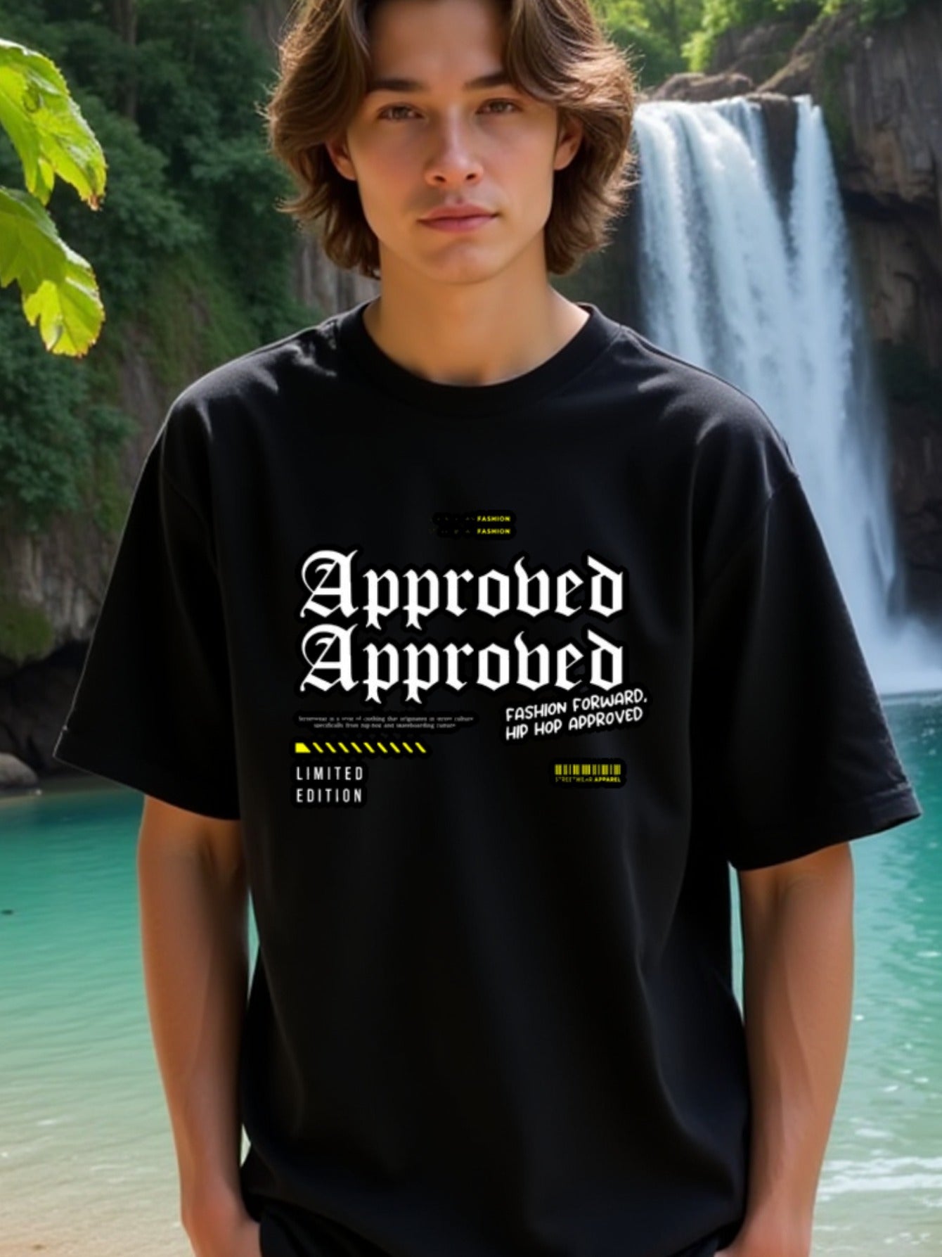 natee local warehouse clearance Approved Fashion Forward Hip Hop Limited Edition T-shirt, man's T-Shirt,100% Cotton Fabric,Crew Neck,Short Sleeve,Regular Fit,All-Season Casual Wear,180gsm-Ideal For Summer Holiday Gift, 男t