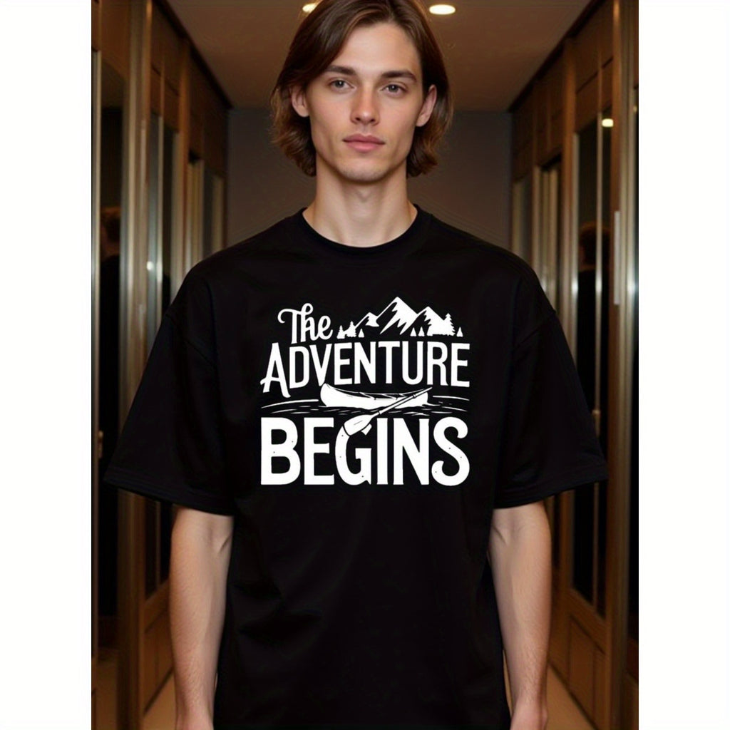 natee local warehouse clearance Adventure Awaits: the Adventure Begins T-shirt,