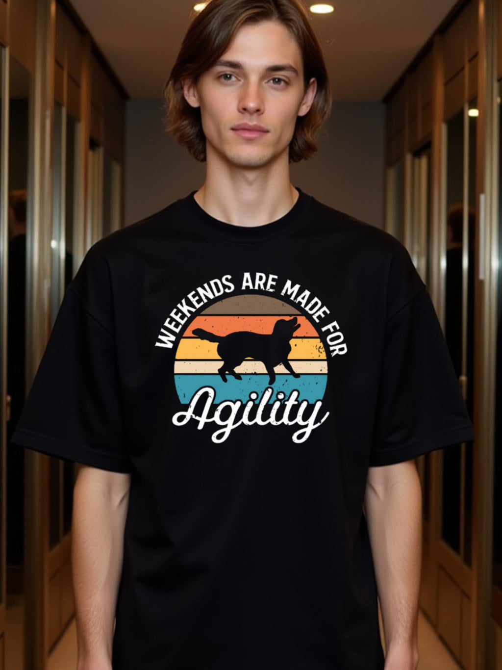 natee local warehouse clearance Agility Enthusiast's Weekend Adventure T-shirt, 100% Cotton Fabric,Crew Neck,Short Sleeve,Regular Fit,All-season casual wear for man and teens-perfect for running, hiking, the beach, and parties Christian festival Thanksgiv