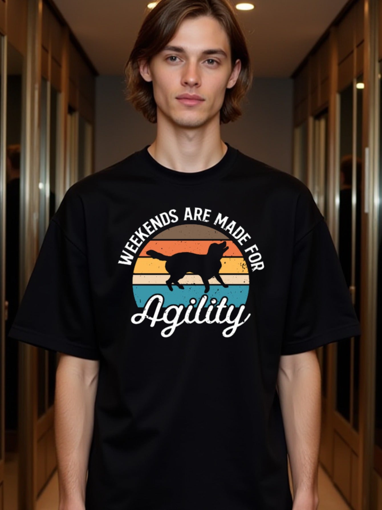 natee local warehouse clearance Agility Enthusiast's Weekend Adventure T-shirt, 100% Cotton Fabric,Crew Neck,Short Sleeve,Regular Fit,All-season casual wear for man and teens-perfect for running, hiking, the beach, and parties Christian festival Thanksgiv