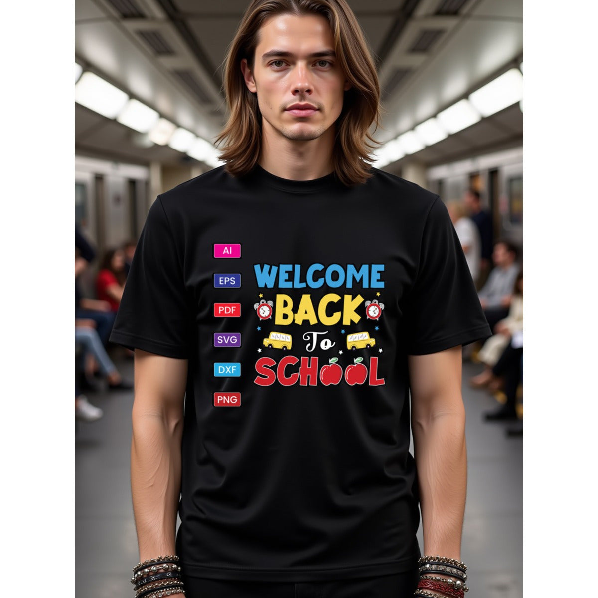 natee local warehouse clearance Back to School Graphic Tee: Welcome Back in Style!, man's T-Shirt,100% Cotton Fabric,Crew Neck,Short Sleeve,Regular Fit,All-Season Casual Wear,180gsm-Ideal For Summer Holiday Gift, 男t