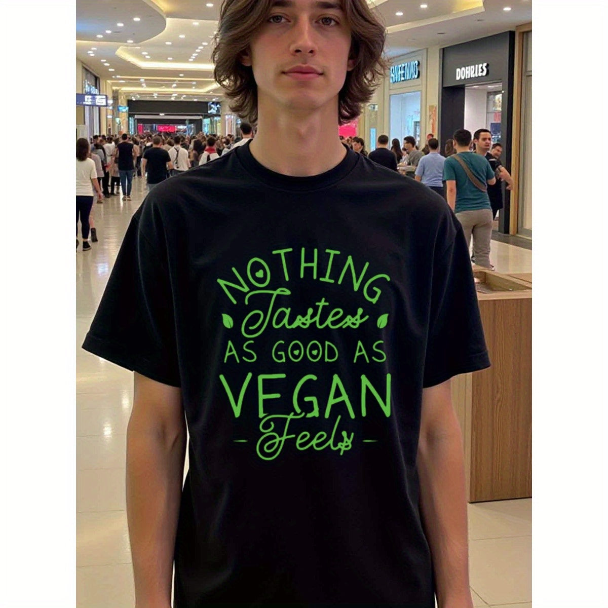 natee local warehouse clearance Vegan Pride: Nothing Tastes As Good As Vegan Feels T-shirt, ,