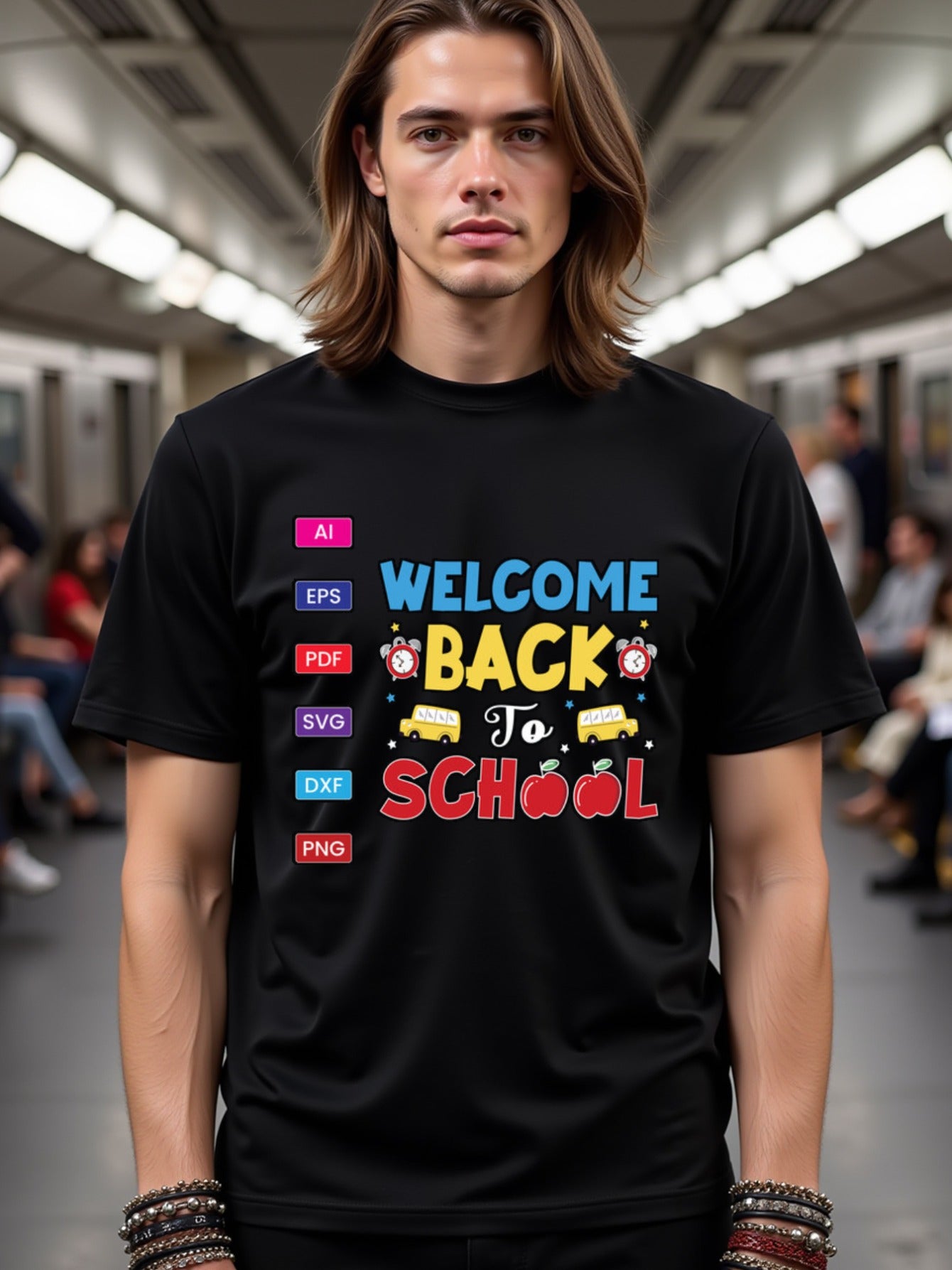 natee local warehouse clearance Back to School Graphic Tee: Welcome Back in Style!, man's T-Shirt,100% Cotton Fabric,Crew Neck,Short Sleeve,Regular Fit,All-Season Casual Wear,180gsm-Ideal For Summer Holiday Gift, 男t