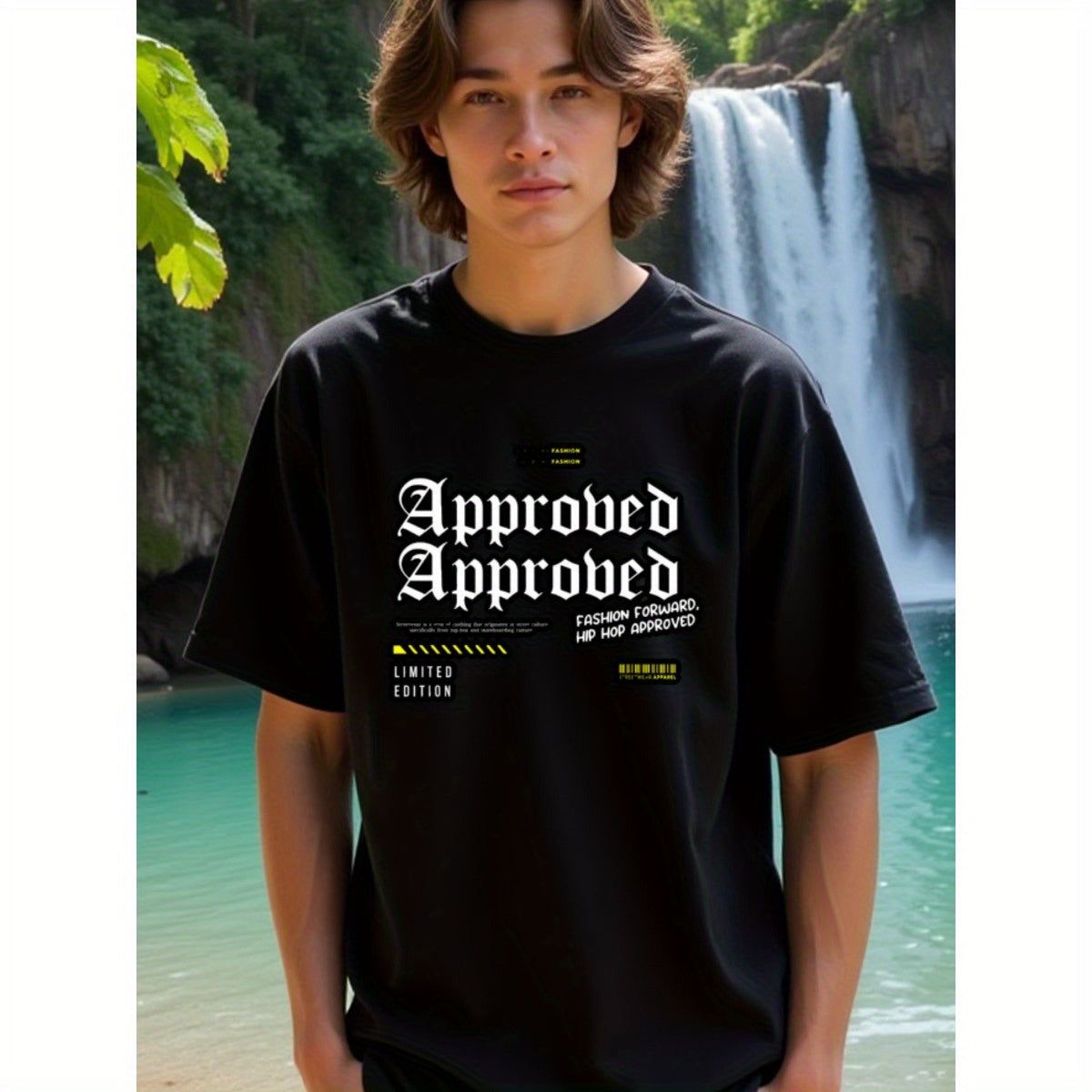 natee local warehouse clearance Approved Fashion Forward Hip Hop Limited Edition T-shirt, man's T-Shirt,100% Cotton Fabric,Crew Neck,Short Sleeve,Regular Fit,All-Season Casual Wear,180gsm-Ideal For Summer Holiday Gift, 男t
