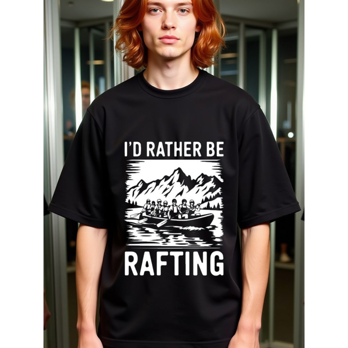 natee local warehouse clearance Adventure Seeker's Rafting Enthusiast T-shirt, 100% Cotton Fabric,Crew Neck,Short Sleeve,Regular Fit,All-season casual wear for man and teens-perfect for running, hiking, the beach, and parties Christian festival Thanksgivi