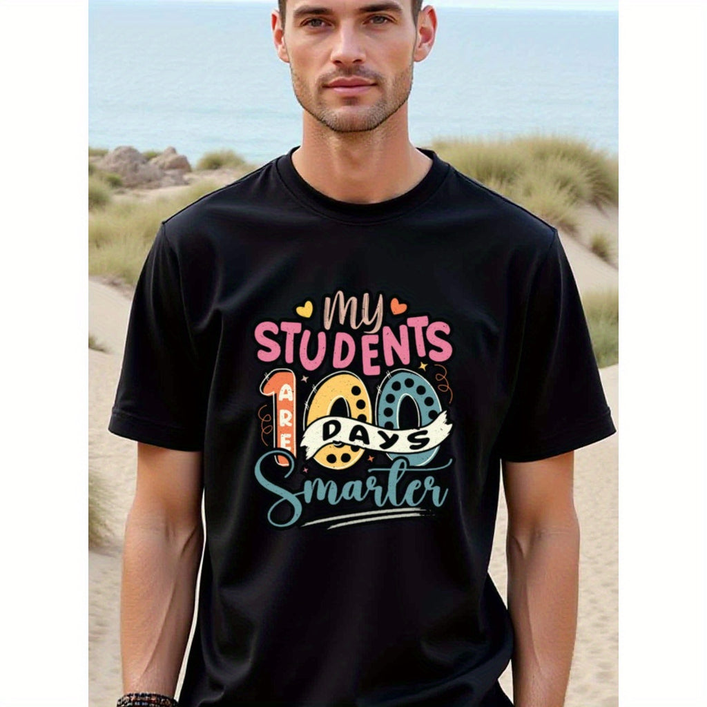 natee local warehouse clearance 100 Days Smarter: Celebrate Student Growth with Style!, 男t, 男t