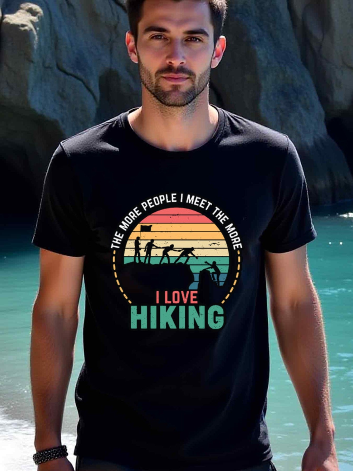 natee local warehouse clearance Adventure Awaits: Hiking T-shirt for Outdoor Enthusiasts, man's T-Shirt,100% Cotton Fabric,Crew Neck,Short Sleeve,Regular Fit,All-Season Casual Wear,180gsm-Ideal for Valentines Christian festival Thanksgiving Day, 男t
