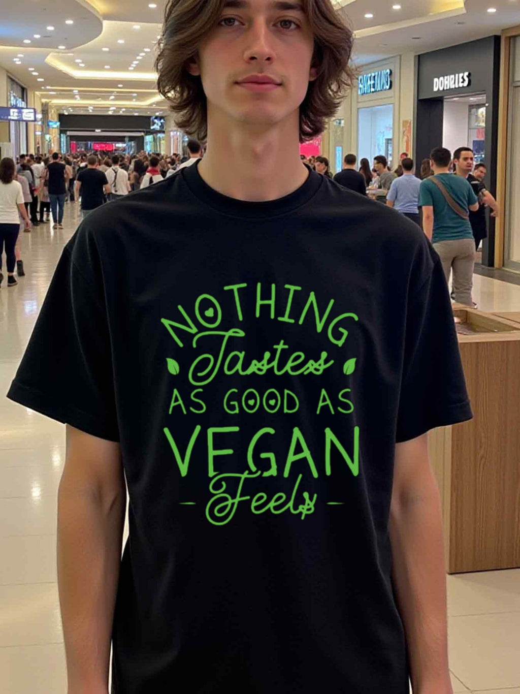 natee local warehouse clearance Vegan Pride: Nothing Tastes As Good As Vegan Feels T-shirt, ,