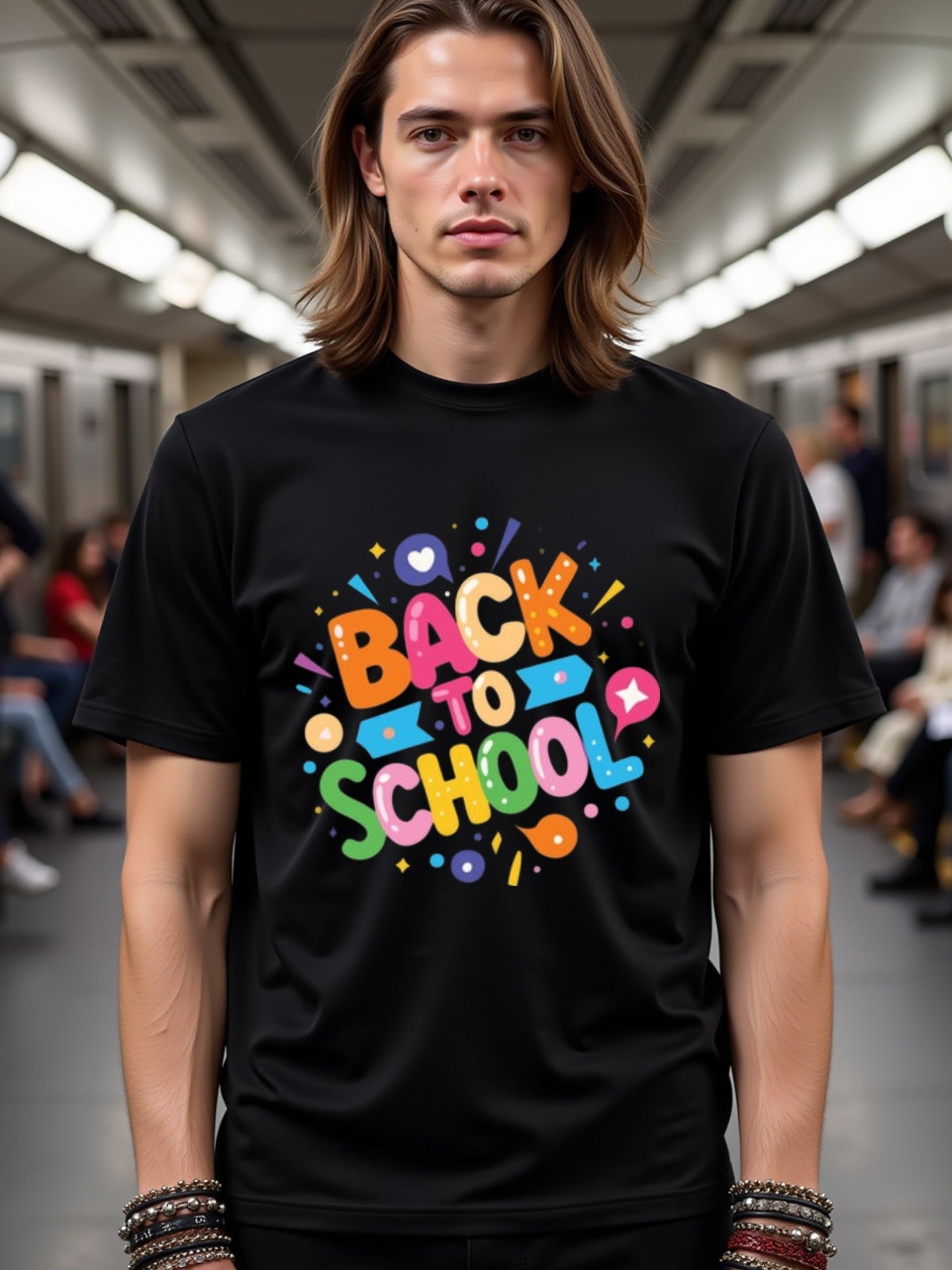 natee local warehouse clearance Back to School Fun Graphic Tee for Adults, 100% Cotton Fabric,Crew Neck,Short Sleeve,Regular Fit,All-season casual wear for man and teens-perfect for running, hiking, the beach, and parties Christian festival Thanksgiving D