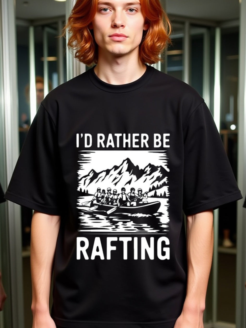 natee local warehouse clearance Adventure Seeker's Rafting Enthusiast T-shirt, 100% Cotton Fabric,Crew Neck,Short Sleeve,Regular Fit,All-season casual wear for man and teens-perfect for running, hiking, the beach, and parties Christian festival Thanksgivi
