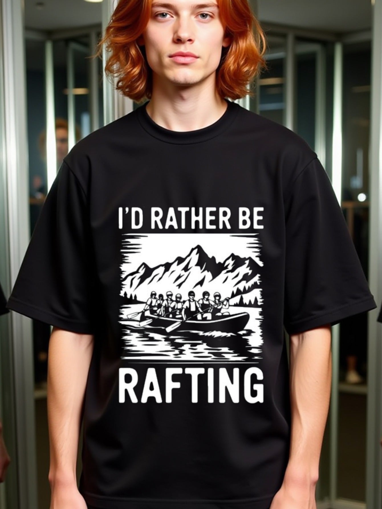 natee local warehouse clearance Adventure Seeker's Rafting Enthusiast T-shirt, 100% Cotton Fabric,Crew Neck,Short Sleeve,Regular Fit,All-season casual wear for man and teens-perfect for running, hiking, the beach, and parties Christian festival Thanksgivi